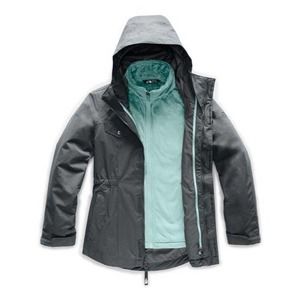 The North Face Gray and Mint Kids Jacket